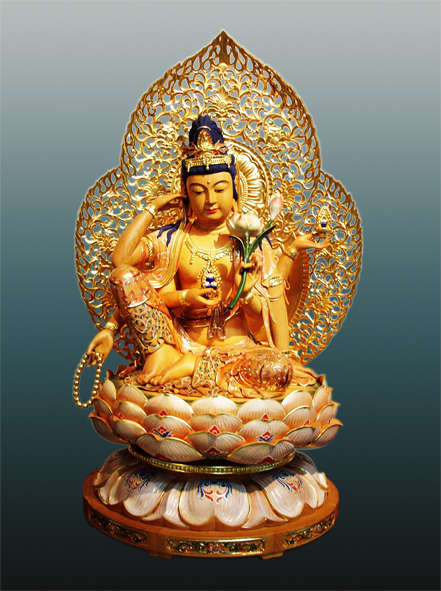 六臂如意轮观音 规格：58cm
